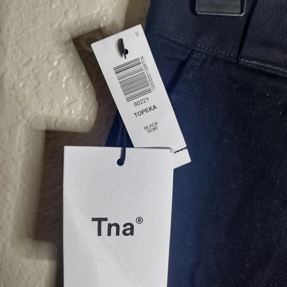 NWT Aritzia TNA Topeka wide leg straight black pants sz 2 - Picture 5 of 9